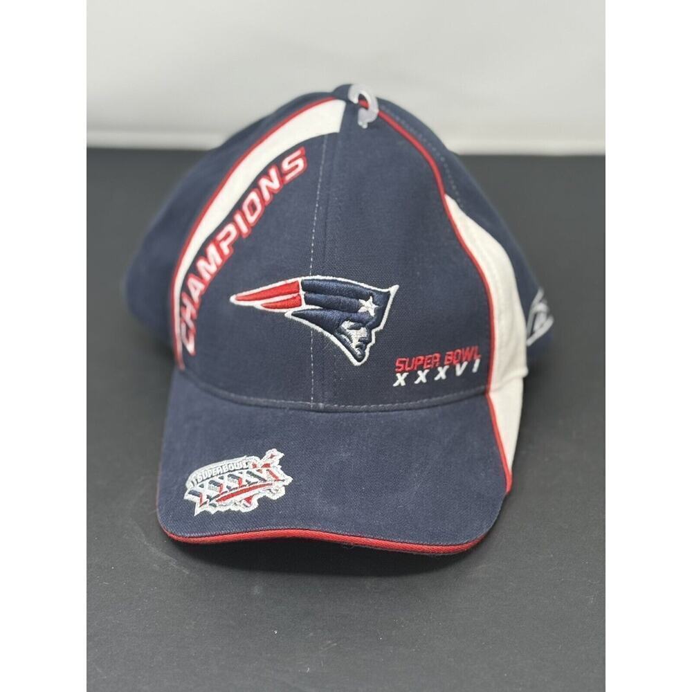 NFL New England Patriots Super Bowl 36 Replica Locker‎ Room Hat Cap New Era